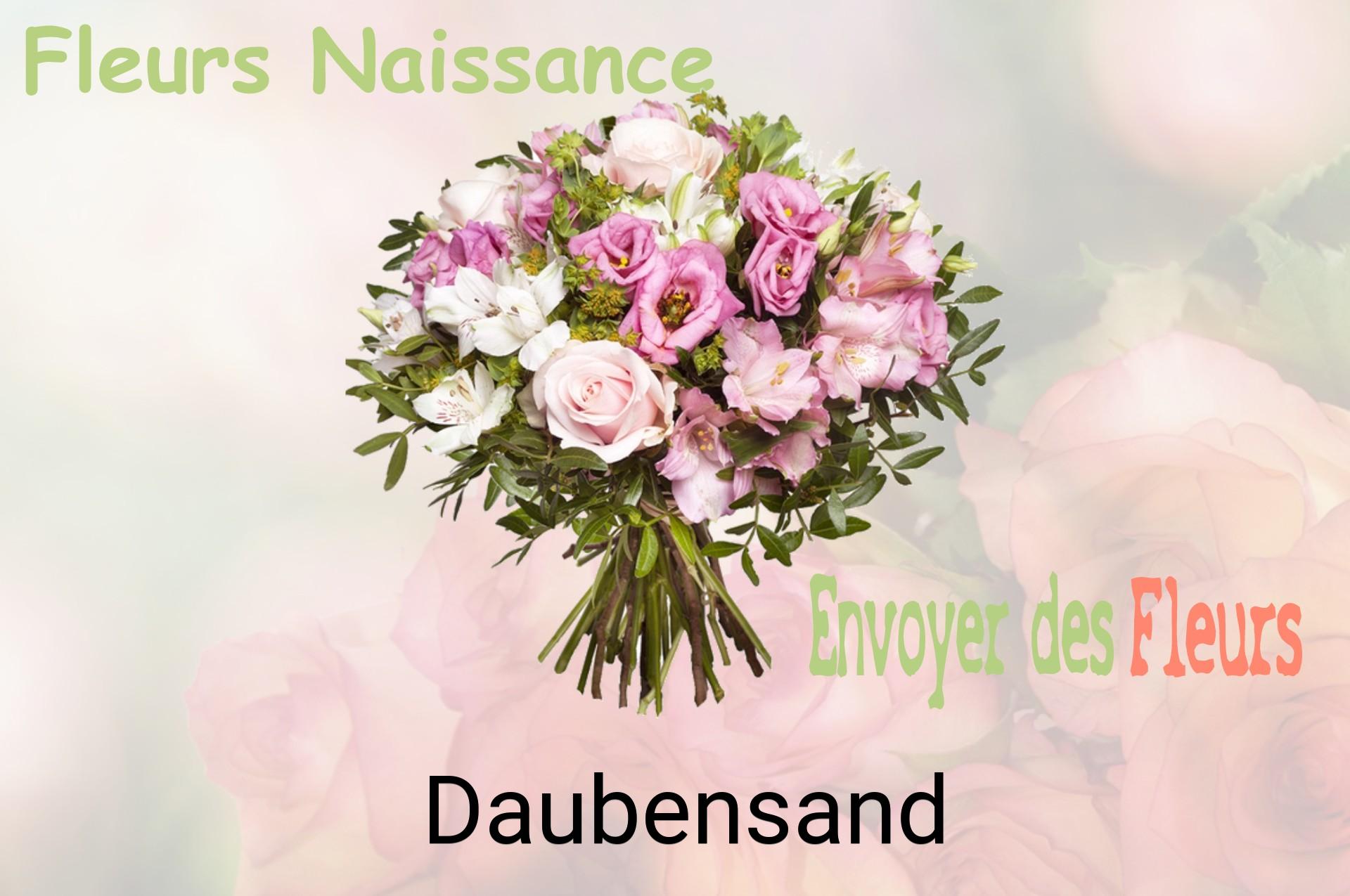 Bouquet de fleurs de naissance livré à Daubensand